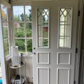Kundbild Ytterdörr Leia - med glas: Jag är mycket nöjd över dörren,...