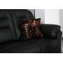 H�rnsoffa svart konstl�der 5-sits - Peking