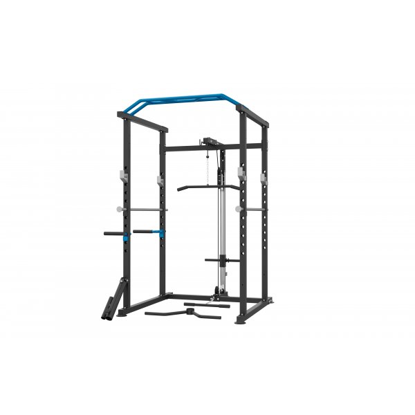 Power Rack Heimtrainer 220 cm - Komplette Trainingsstation mit J-Haken