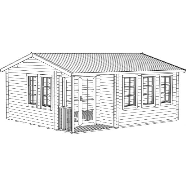 Attefall hus Melody Silver - 29 m² Attefall hus Melody Silver - 29 m²