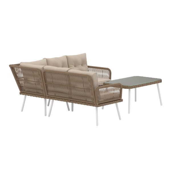 Loungegrupp Konstrotting Natur / Beige - Ibiza Venture Design