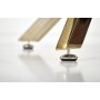 Raymond matbord �100 cm - Vit marmor/guld
