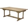 Bjurker utdragbart matbord  Teak