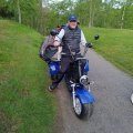 Kundbild Elscooter Trehjuling Bl� 2000W - Elmoped Klass 1 - 45 km/h: En mindre chock att scootern inte...