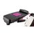 Stepmaskine - med træningsbælte & træningscomputer (sort-rosa S3096)