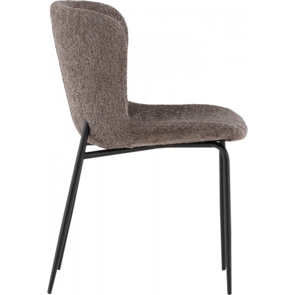 Modesto matstol - Brun boucle