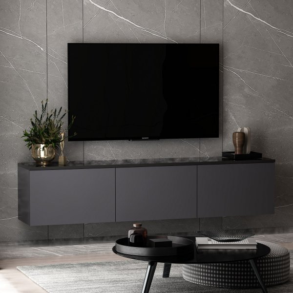 Neon TV-b�nk - Antracit