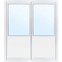 PVC-Parfönsterdörr - 3-glas - Utåtgående - U-värde 0,96