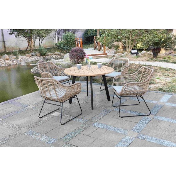 Hagsätter matgrupp - Natur konstrotting / svart Hagsätter matgrupp - Natur konstrotting / svart