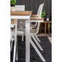 Dotorp Matgrupp (160x90) - Vit/Natur - 6 Stolar