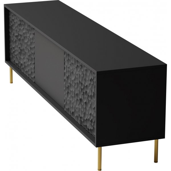 Bullet TV-b�nk - Svart/guld