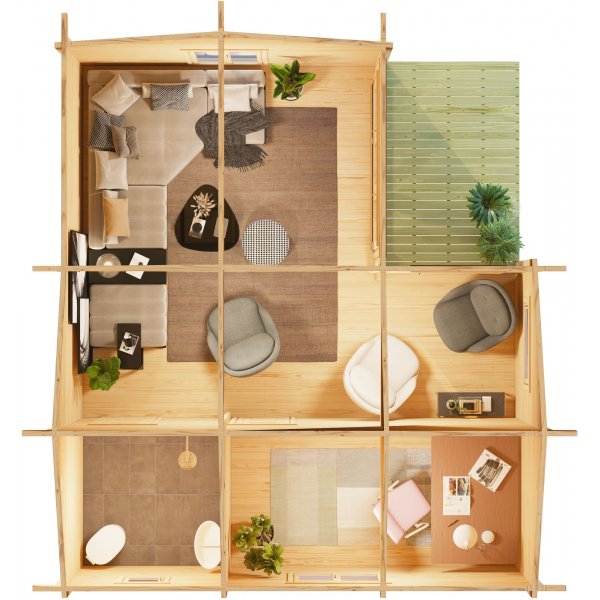 Fritidshus Esther C - 53 m² Fritidshus Esther C - 53 m²