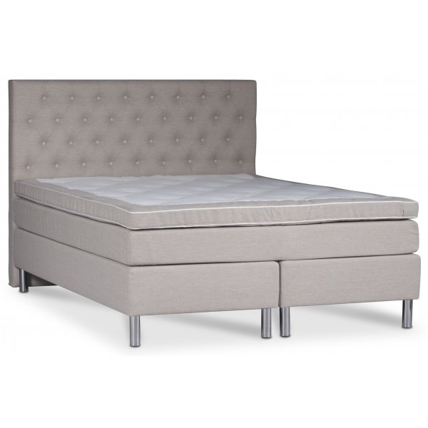 Hilton kontinentals�ng med 5-zons Pocketsystem - Beige s�ng 180x200 cm