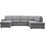 U soffa b�ddsoffa gr� - T�rn�