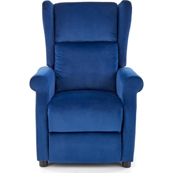 Reclinerf�t�lj i bl�tt tyg
