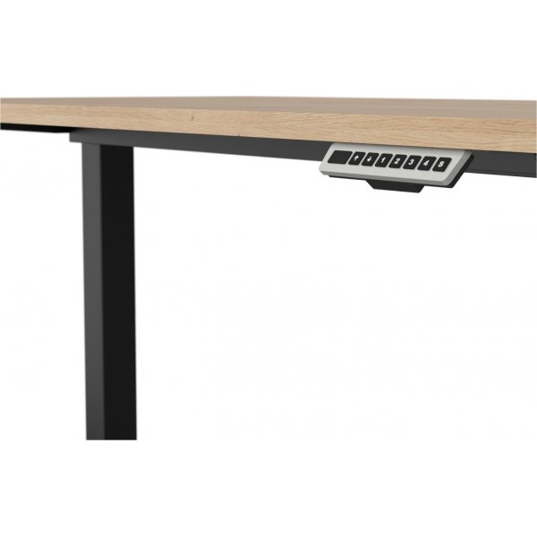 Skrivbord elektriskt 160 cm bred - Ek