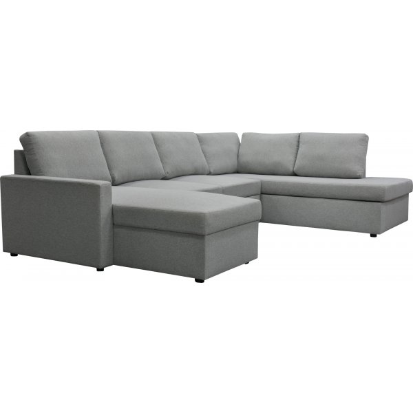 U soffa b�ddsoffa gr� - T�rn�