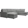 U soffa b�ddsoffa gr� - T�rn�