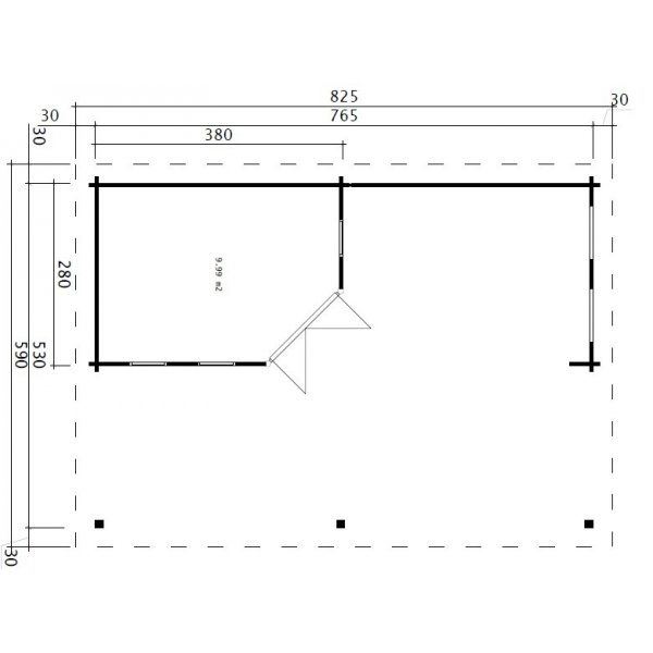 Fritidshus Sarah B - 45 m² Fritidshus Sarah B - 45 m²