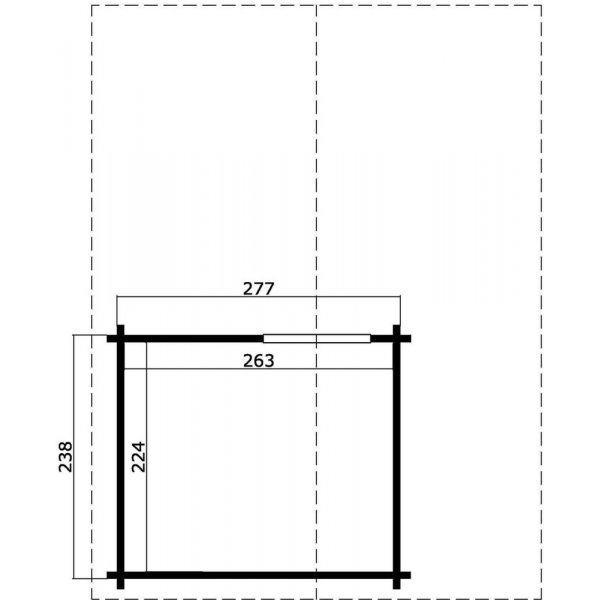 Attefallhaus Klaudia - 20 m² Attefallhaus Klaudia - 20 m²