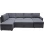 B�ddsoffa U-form m�rkgr� - Dream