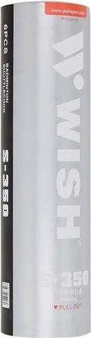Badmintonbollar S-350 - 6 stycken