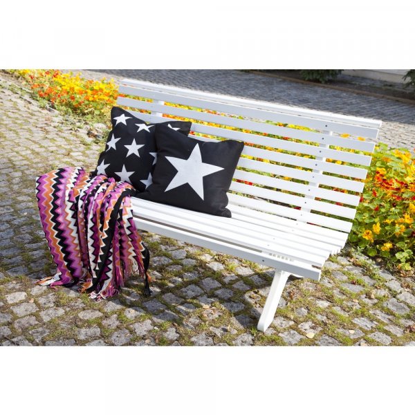 Lillesand trädgårdsbänk - Vit Lillesand trädgårdsbänk - Vit