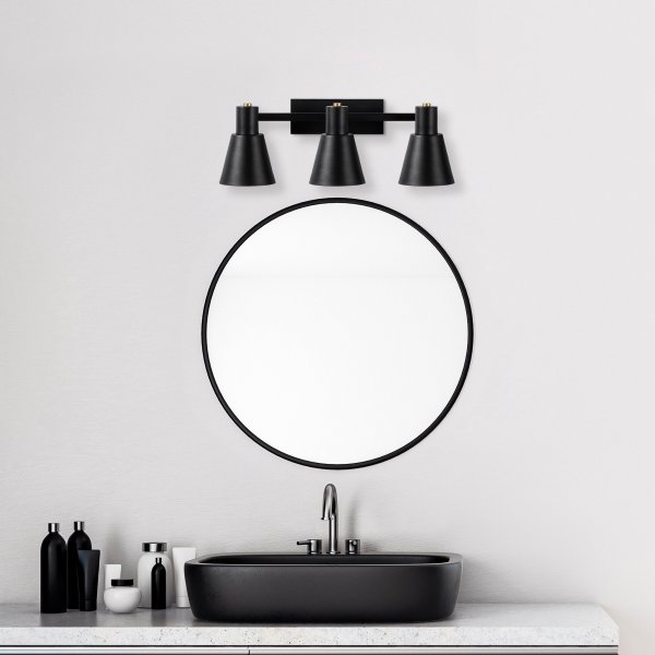 Gunnel v�gglampa 13094 - Svart/antik