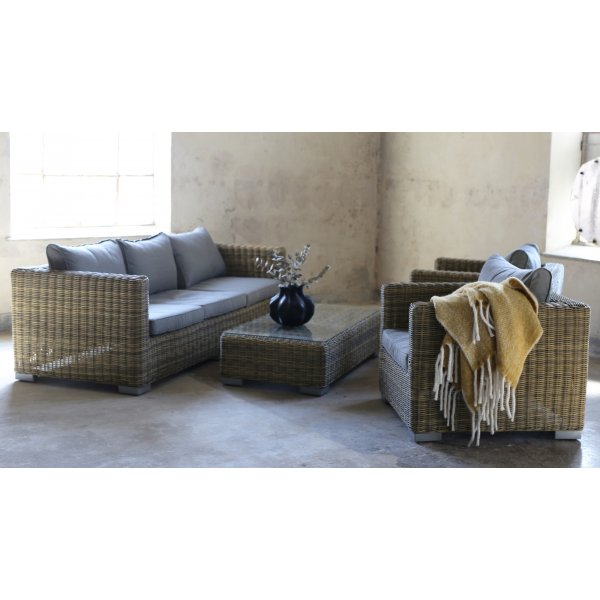 Jularbo Sofagruppe - Natrliches synthetisches Rattan