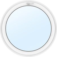 PVC-fönster | Runt Öppningsbart | 3-glas PVC-fönster | Runt Öppningsbart | 3-glas
