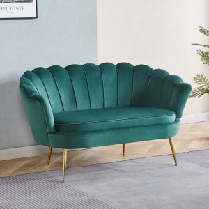 2-sits soffa gr�n/m�ssing - Kingsley