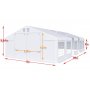 Juhlateltta PVC - 5 x 30 m