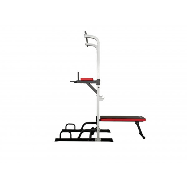 Fitness Station med f�llbar b�nk