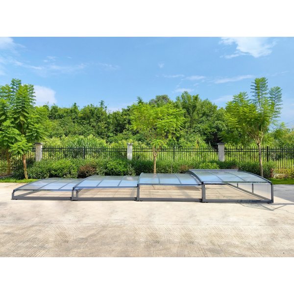 Dach zum Pool - 4x8 m Dach zum Pool - 4x8 m