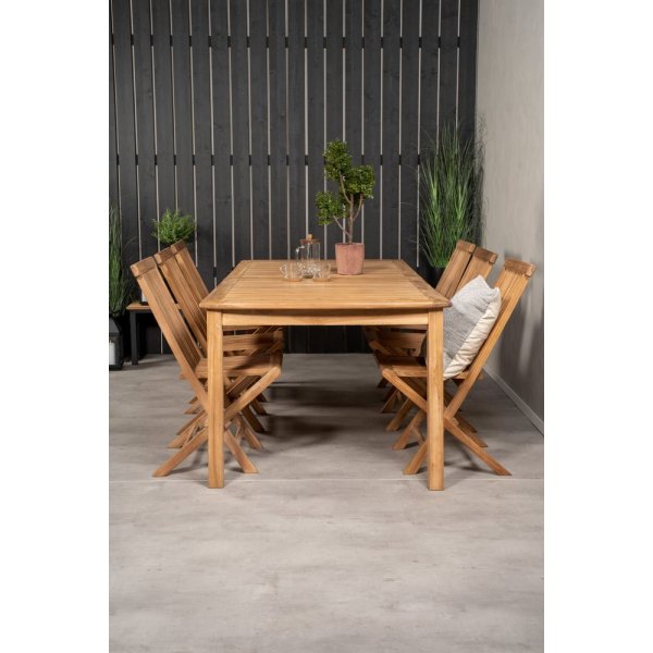 Bjurker Matgrupp (220x100) - Natur - 6 Stolar