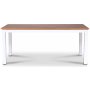 Sten� matbord 180 cm - vit / oljad ek
