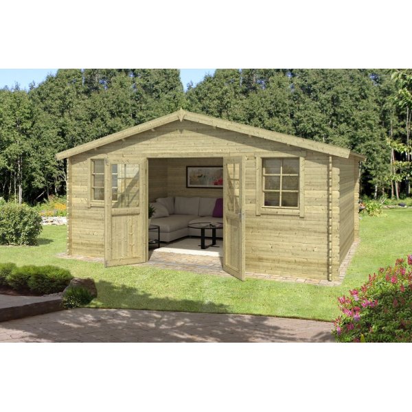 Attefall-talo Uno 380 - 18,24 m² Attefall-talo Uno 380 - 18,24 m²