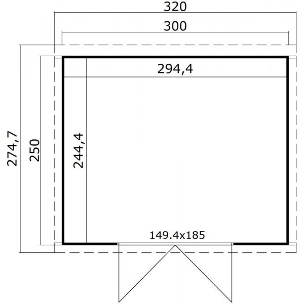 Förråd Sammi F - 7,5 m² Förråd Sammi F - 7,5 m²