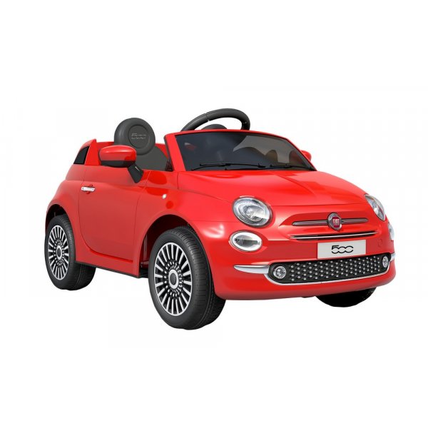 Elbil fr barn Fiat 500 - rd