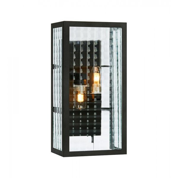 Flarken Vgglampa - Svart/Klarglas
