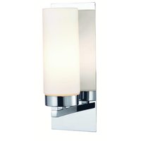Nolsjö Vägglampa - Krom/Vit Nolsjö Vägglampa - Krom/Vit