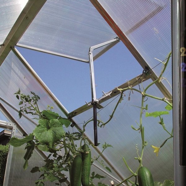 Automatisk f�nster�ppnare Juliana Spiro rostfritt st�l v�xthus