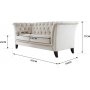 Soffa 2-sits chesterfield blå - Milton Soffa 2-sits chesterfield blå - Milton
