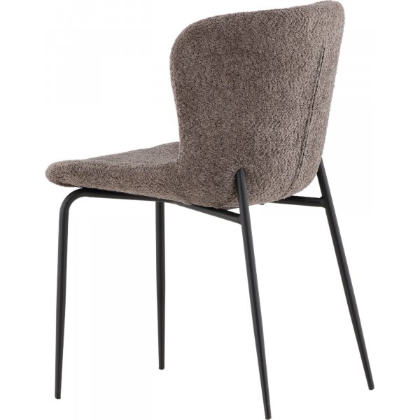 Modesto matstol - Brun boucle