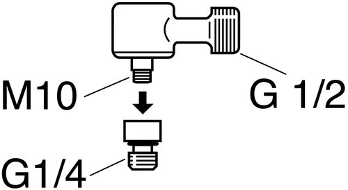 Gustavsberg Tilslutningsvinkel til bordopvaskemaskine, 1998-