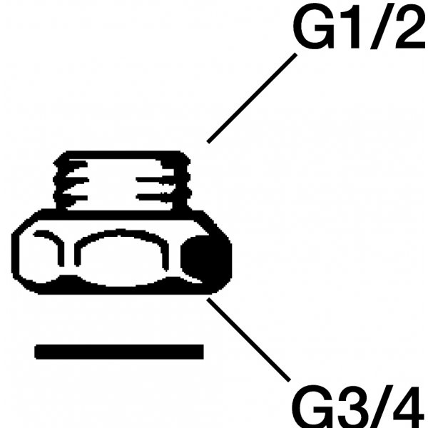FM Mattsson Övergångsnippel Krom - 2729-0000 FM Mattsson Övergångsnippel Krom - 2729-0000
