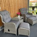 Kundenbilder Haymond Gartenmöbel-Set - Synthetisches Rattan | Grau