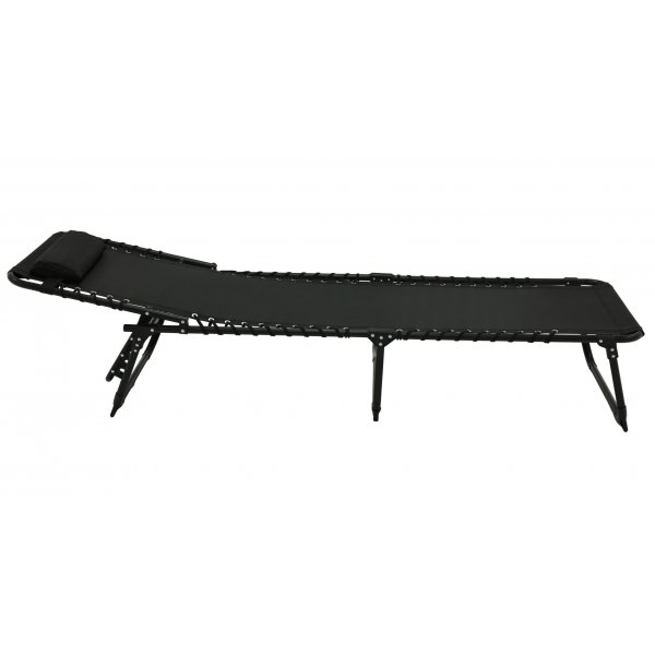 Örgryte Sonnenliege - verstellbar | Schwarz + Reinigungsspray für Gartenmöbel Örgryte Sonnenliege - verstellbar | Schwarz + Reinigungsspray für Gartenmöbel