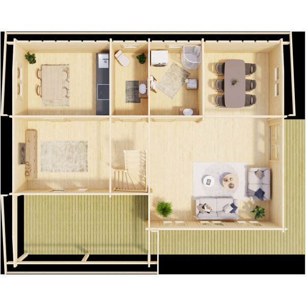 Fritidshus Eleonor B - 80,7 m² Fritidshus Eleonor B - 80,7 m²