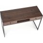 Skrivbord med l�dor valn�t 123 cm bred